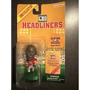 Vintage 1998 Headliners figure of Terrell Davis from the Georgia Bulldogs